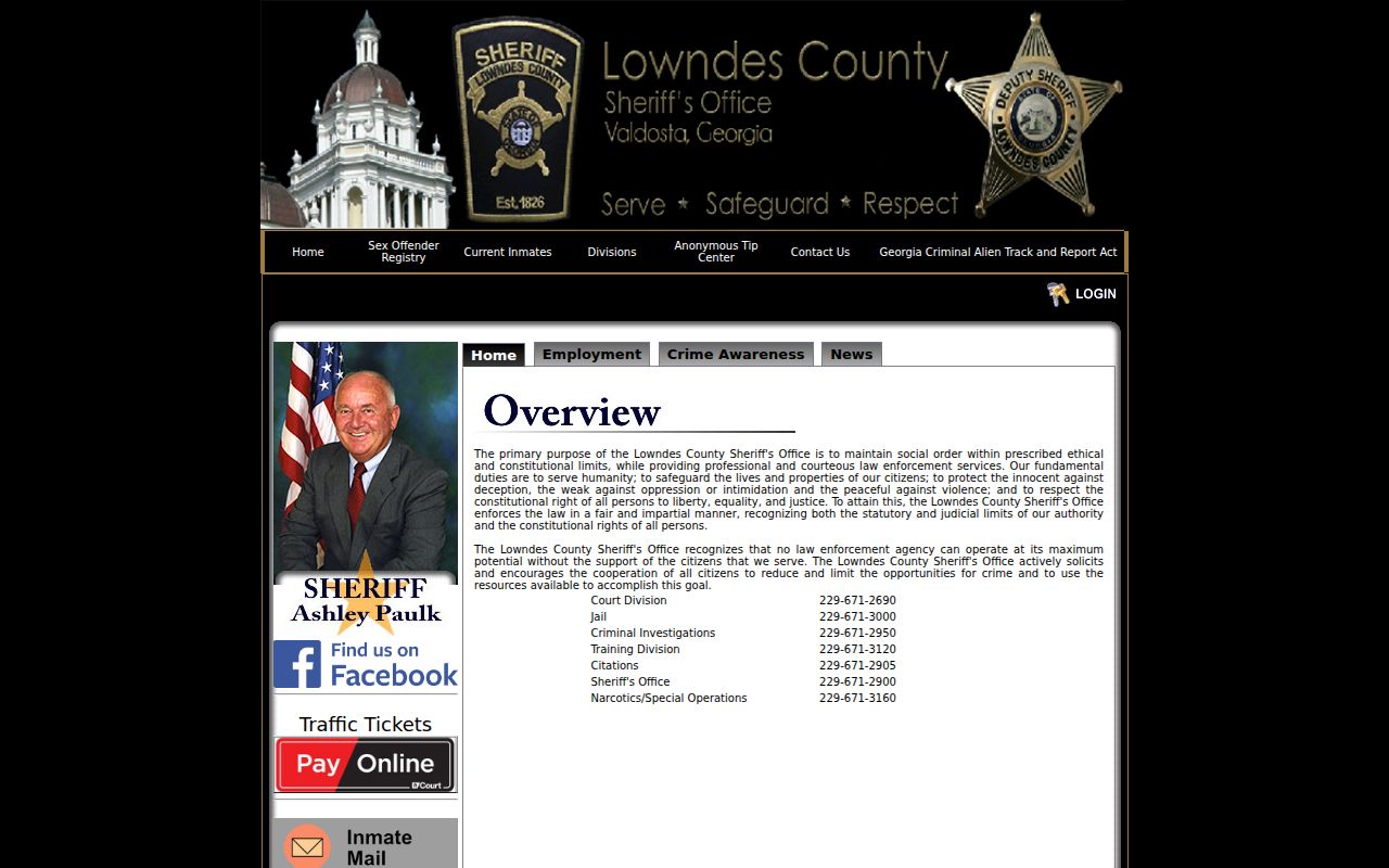Lowndes County bench warrant records request form