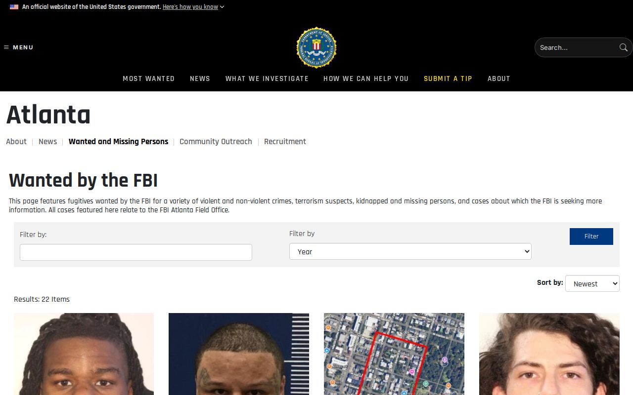 Lowndes County warrant records federal wanted index comparison
